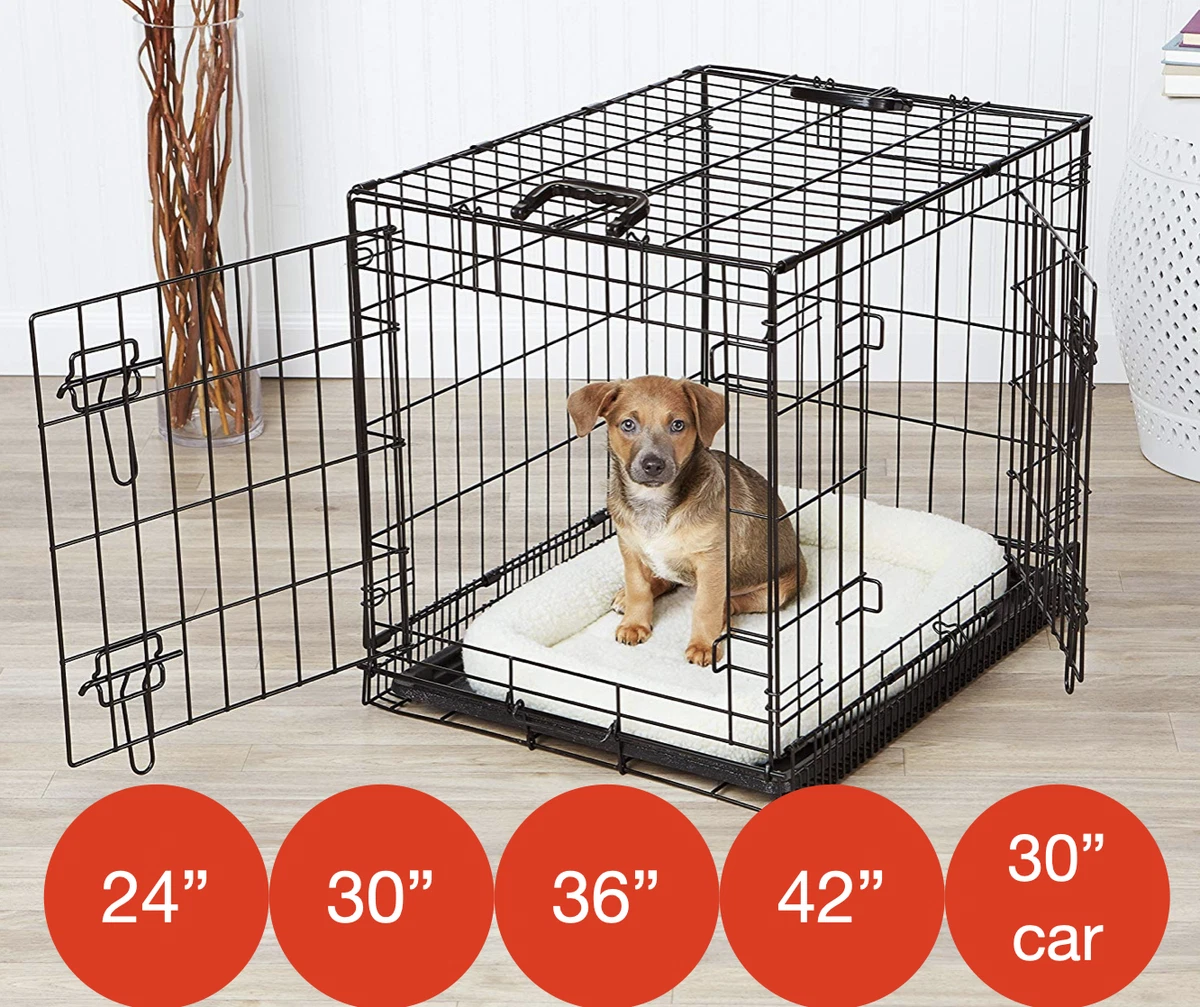 How big should top a dog cage be