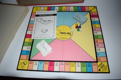 PASS-OUT - CLASSIC DRINKING GAME - 1971 (SPR58) - Picture 2 of 4