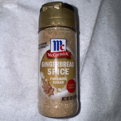 McCormick Limited Edition Gingerbread Finishing Sugar
