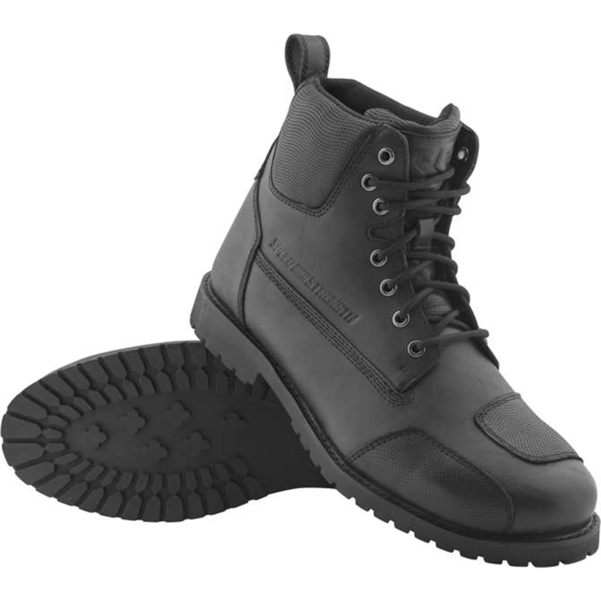Speed and Strength Black Motorcycle & Powersports Boots for  display picture 2