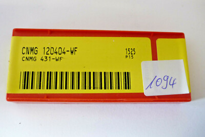 10 Stck. Sandvik CNMG 120404-WMF 1525