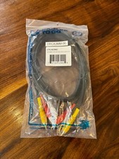 Cables To Go DRAC3MM-06   3 RCA M/M Cable Video + 2 Audio Gold (6ft) CTG#23902