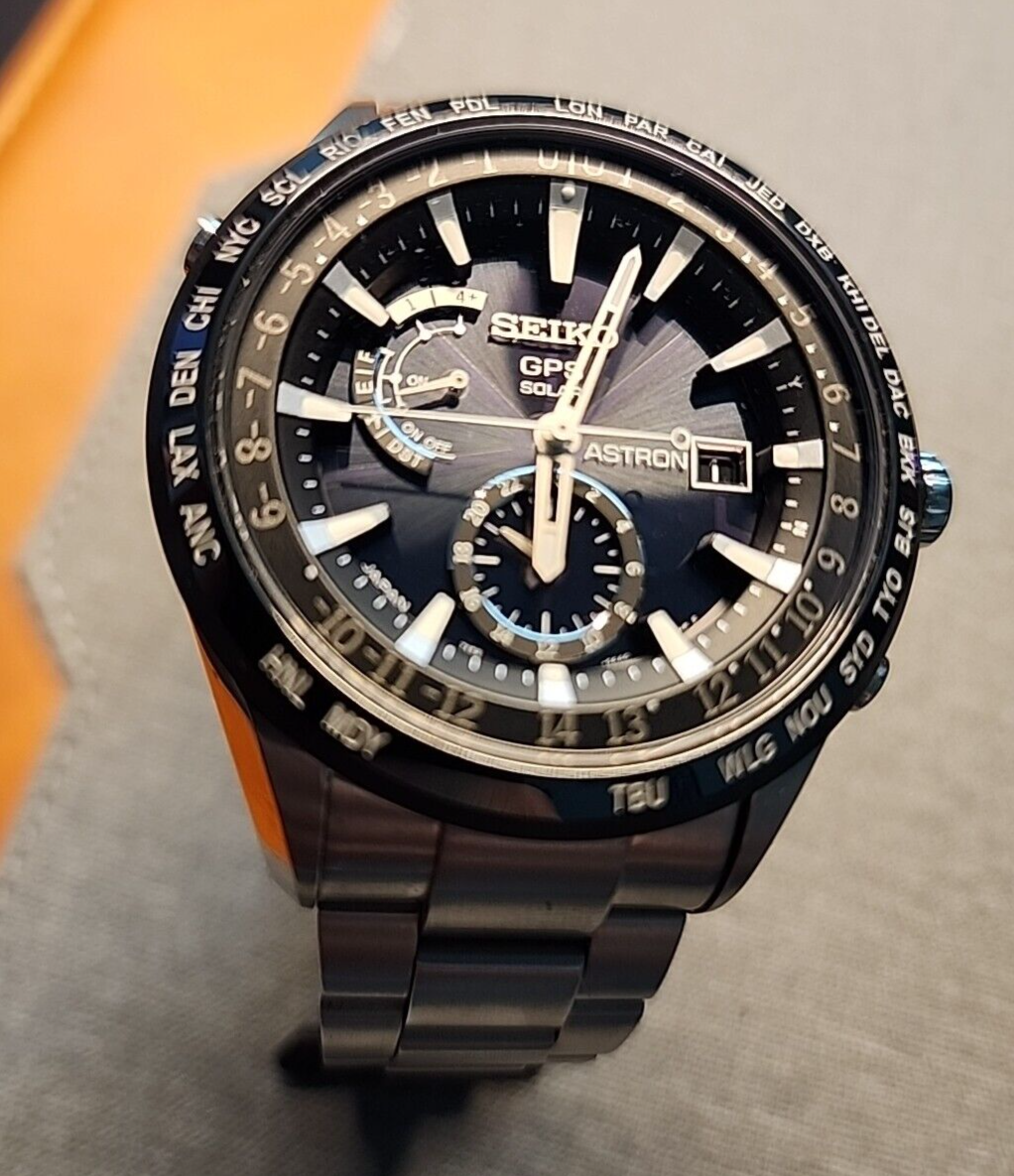 SEIKO ASTRON SAST021G Cal.7X52 GPS Solar Men Watch Made in JAPAN