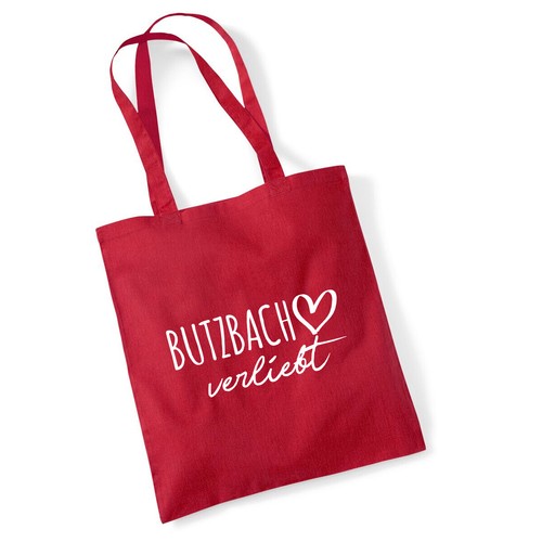Jutebeutel Butzbach verliebt Tasche Baumwolle Geschenkidee Souvenir Präsent Wich - Picture 13 of 36