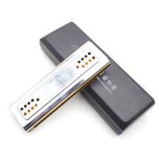 Swan 2 in 1 Double-sided Tremolo Harmonica Mouth Organ C G Key 24 Double Holes