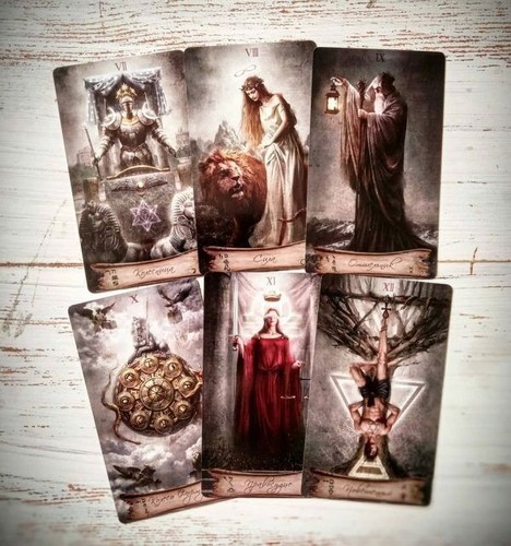 Tarot del Cielo y la Tierra: Una baraja de cartas del tarot 78 versión inglesa futuro telling oráculo - Imagen 2 de 7