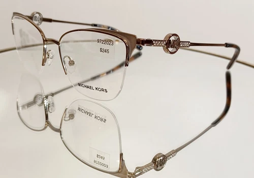 MICHAEL KORS MK3044B (ODESSA) 1213 MINK BROWN Eyeglasses Semirimless NEW 51-17
