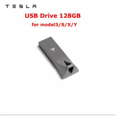 TESLA OEM Model S,3,X,Y USB Flash Drive for Dashcam & Sentry Mode 128GB ...