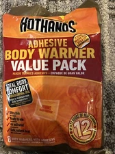 Hothands Body Warmer Value Pack  8 Adhesive Warmers New and Sealed