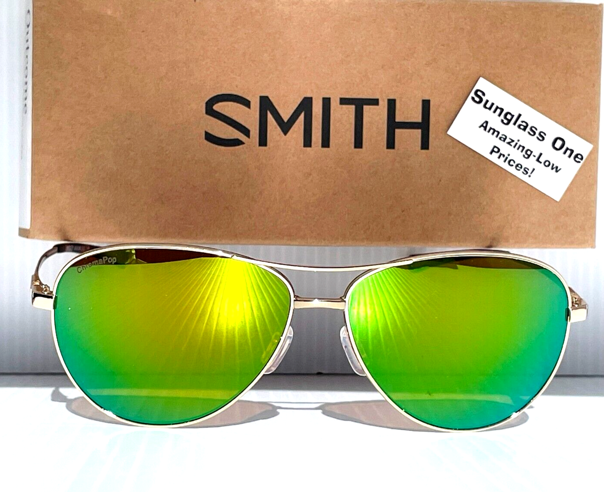SMITH optics Langley gold/ blue mirror NEW Smith Optics LANGLEY Gold Tortoise ChromaPop POLARIZED  main image 4