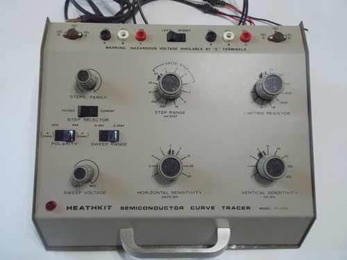 MINT Heathkit IT-1121 Curve Tracer w/ manual & test leads - Picture 4 of 4