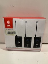 YC-WM500 20-Channel Wireless Lavalier Lapel Microphone 2 Transmitter 1 Receiver