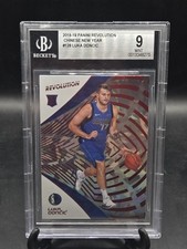 Luka Doncic 2018-19 Panini Revolution Rookie Card RC #128 Chinese New Year BGS 9