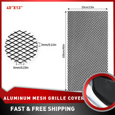 4013 Car Grille Mesh Net Sheet Aluminum Rhombic Auto Mesh Grill 0.11x0.23