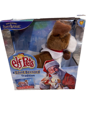 Elf on the Shelf Elf Pets St. Bernard Tradition Plush Toy with Storybook NEW NIB