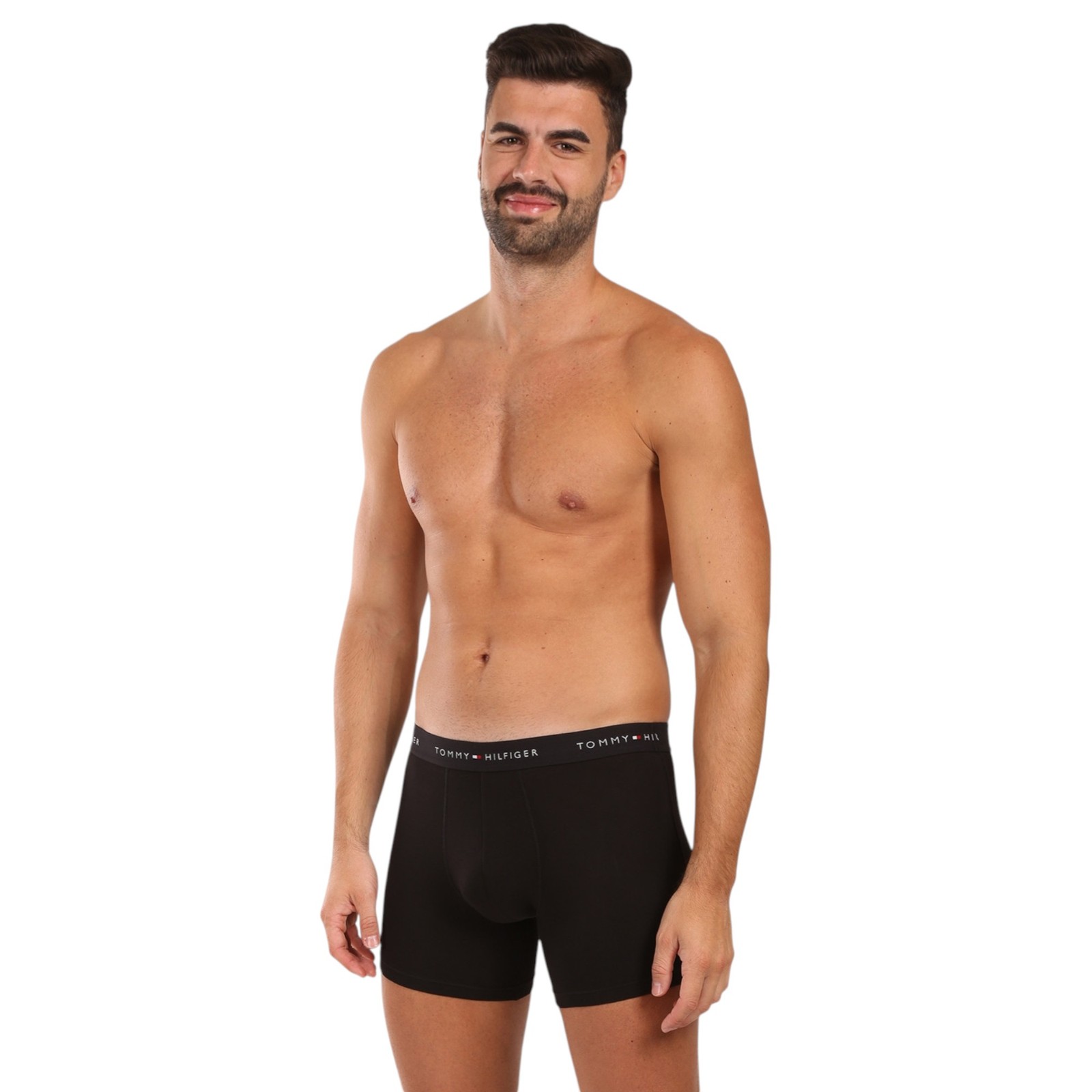 12 X Tommy Hilfiger Mens Essential Cotton Trunks Black Boxer Briefs Underwear image 5