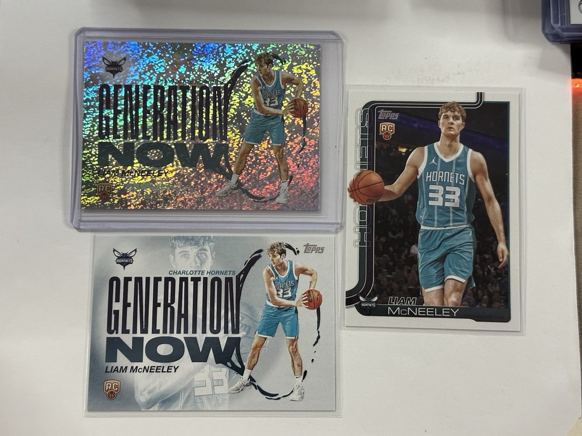 2025-26 Topps Liam McNeely Generation Now RC #GN-29 Glitter Foil +
