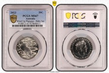 2023 20 Cent Coin - PCGS MS67 - Wind Up Platypus - Baby Set | Queen Elizabeth II