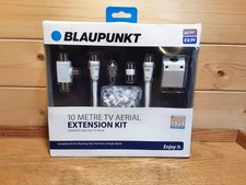 A Blaupunkt 10m TV Aerial Cable Extension Complete Kit Bnib 