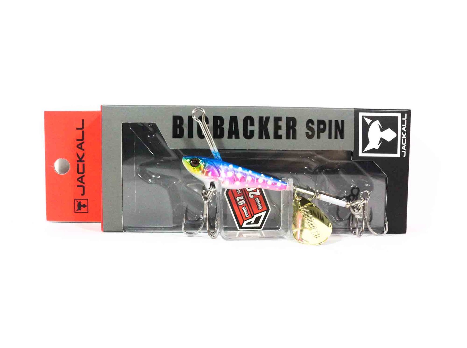 Jackall Big Backer Spin 20 grams 92 mm Sinking Lure Blue Pink (6963)