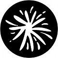 DHA8133 Metal Gobo Splash for High End Systems Cyberlite Scanner HES