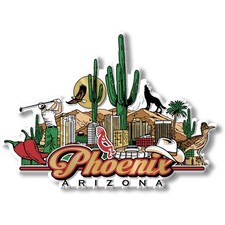 Phoenix City Magnet by Classic Magnets