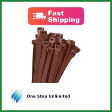 Armpow Zip Ties Heavy Duty 18inch Brown 100 PACK