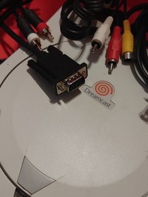 SEGA Dreamcast Console - White w/Controller, Cables, Memory Card. Please Read. 