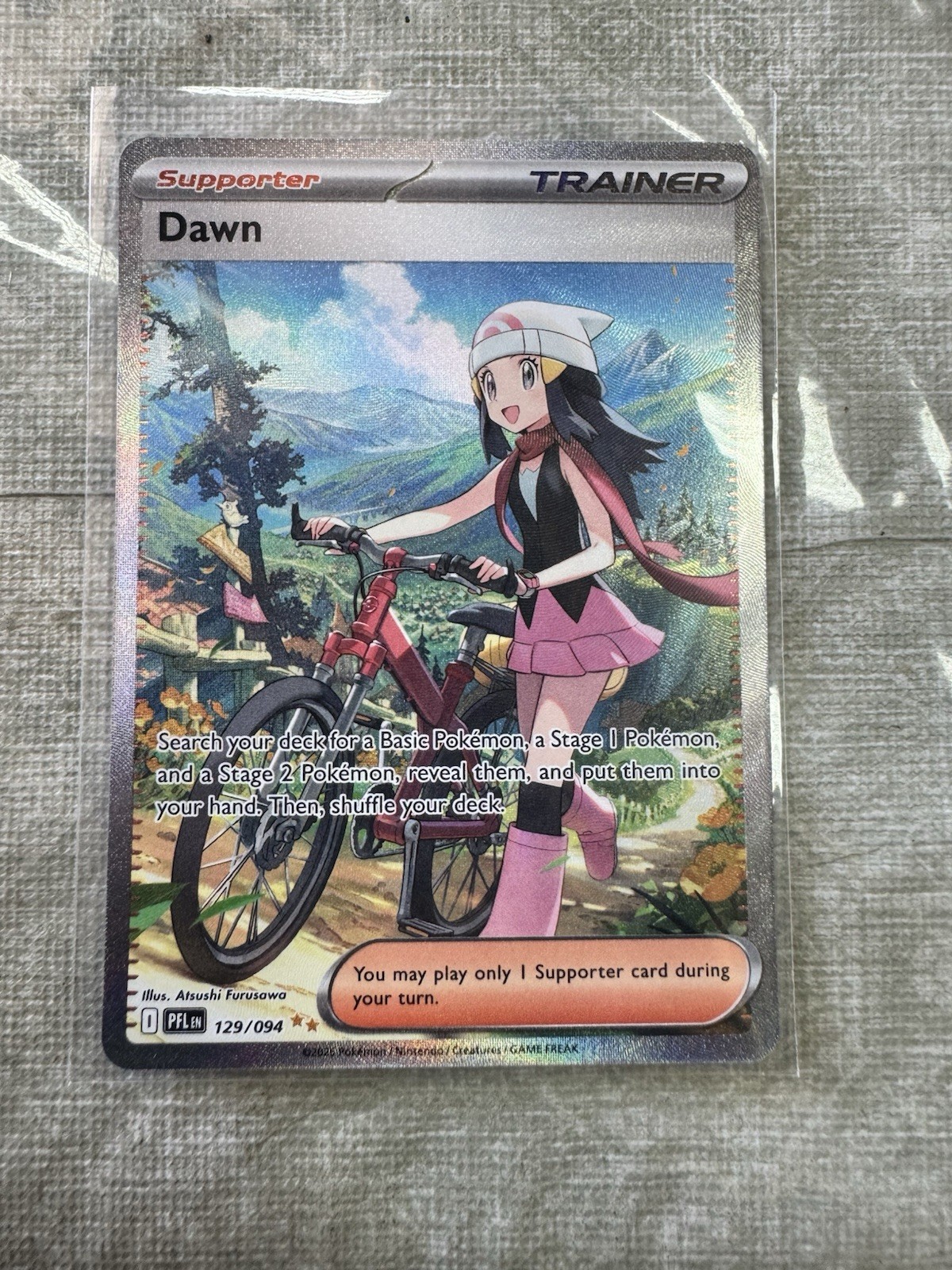 Pokémon TCG Dawn 129/094 Phantasmal Flames MINT Holo SIR Trainer Card