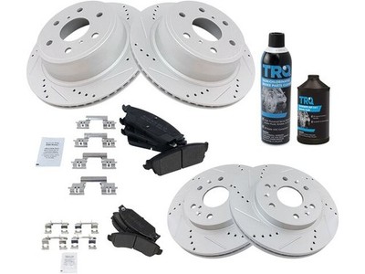 Front and Rear Brake Pad and Rotor Kit fits Cadillac Escalade ESV 2007 21VPVS
