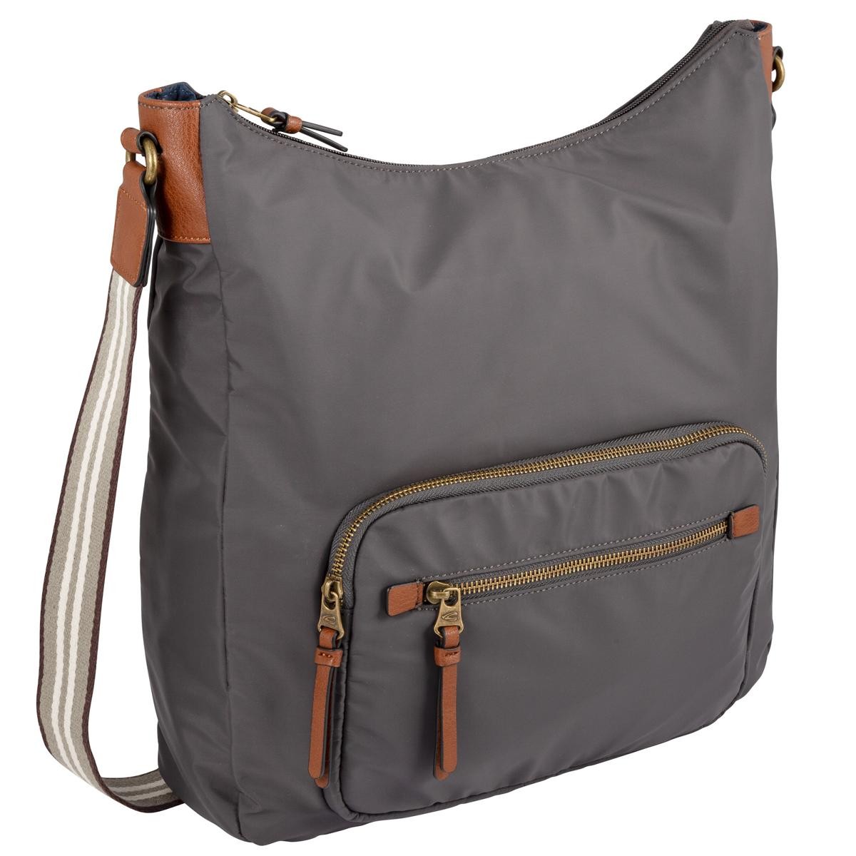 camel active Schultertasche dunkelgrau – Funktionale Damentasche Reißverschluss - Bild 3