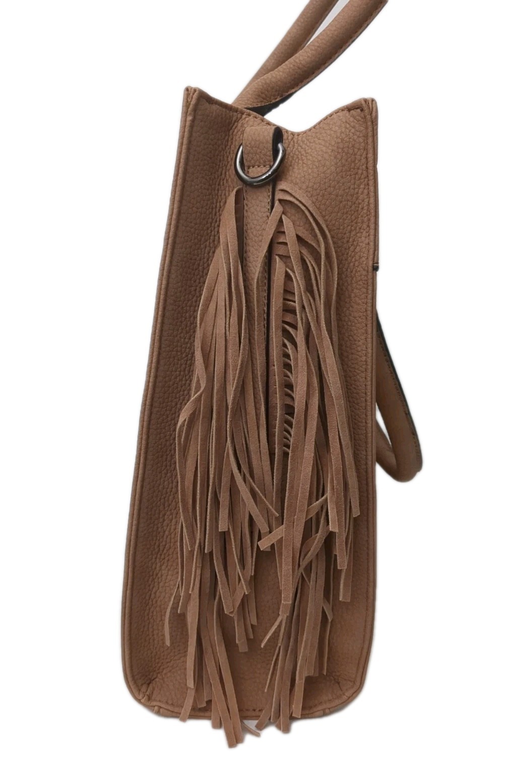 Black Rivet Large Rectangular Two Handles Tote Ta… - image 3