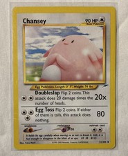 Pokemon TCG Chansey 31/105 Neo Destiny Regular Uncommon 90 HP English Unlimited on eBay