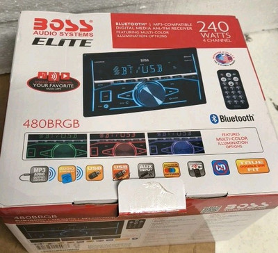 Boss Audio Systems 480BRGB Digital Media Receiver MP3 Compatible 