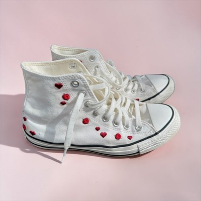 Converse Chuck Taylor All Star Hearts And Roses High-Top sneakers Size 9