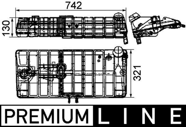 AusgleichsbehäLter KüHlmittel FüR MAN Neoplan F90 Unterflur Lion´S City Classic-image