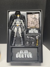 McFarlane Toys Gold Label Blue Beetle DC Black And White Accent Edition