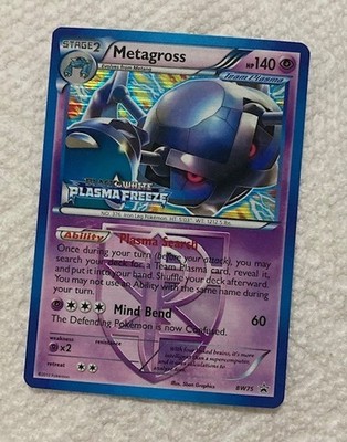 Pokemon METAGROSS Plasma Freeze Prerelease Holo Promo Black & White BW75 NM