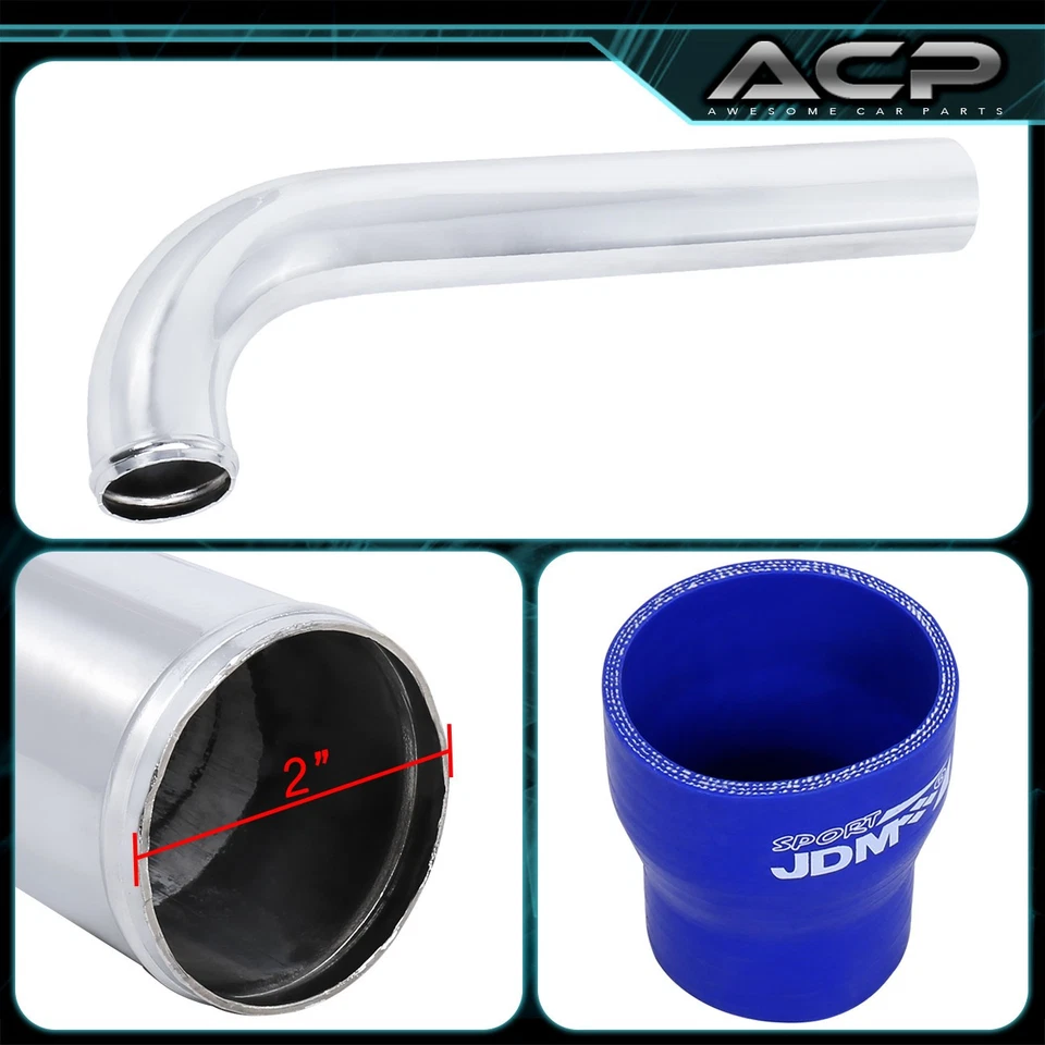 28" X 7" Front Mount Intercooler + Turbo Piping Kit For 89-97 Mitsubishi Mirage - Image 3 of 4