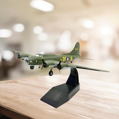 1:144 B17 Diecast Fighter Model Desktop Dekoration Retro Flugzeugmodell mit