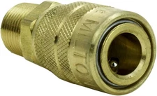 Milton S-719 3/8" MNPT M Style Coupler 1 Count (Pack of 1), Multicolor 