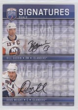2008 Upper Deck Be a Player Duals Signatures Doug Weight Bill Guerin Auto 1e15