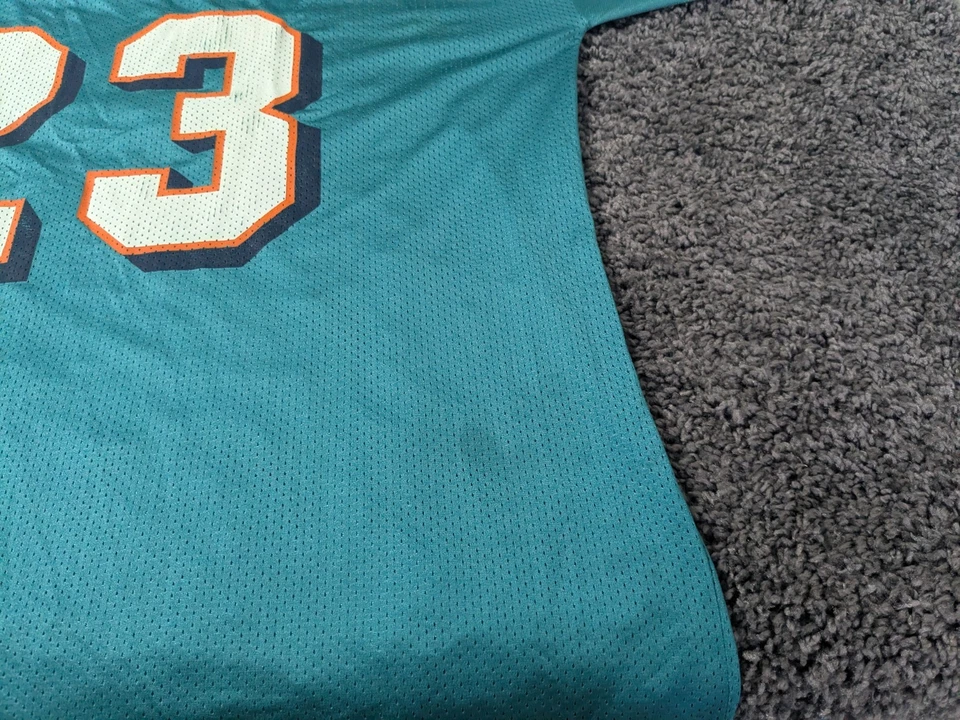 复古锐步 NFL 迈阿密海豚队球衣 2XL 罗尼·布朗 #23  — 第 4/4 张图片