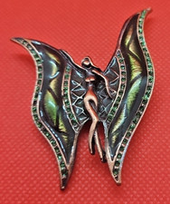 Vintage Art Nouveau Style Nymph Fairy Brooch Pin