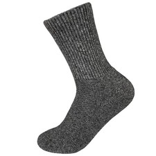 Winter Wool Socks Thick Dark Grey. Unisex. Made in Mongolia. Medium