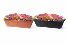 60cm long Garden Planter Plant Pot Plastic Trough Raised Window Planter