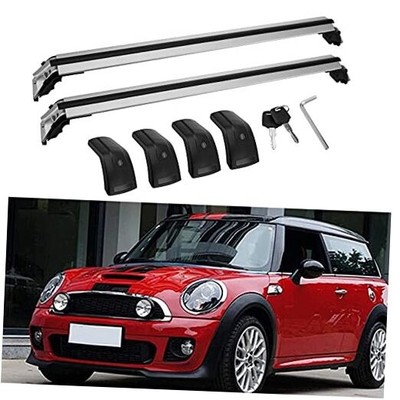  Cross Bar Roof Rack Luggage Cargo Rack Fit for Compatible with Mini Clubman 