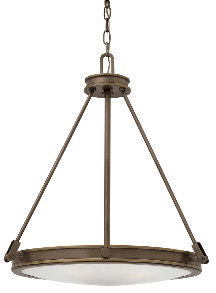 Hinkley Lighting 3384 Collier 4 Light 21-1/2"W Pendant - Brass - Image 2 of 4