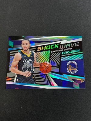 2019-20 Panini Revolution Shock Wave Cubic #/50 Stephen Curry #19 Warriors