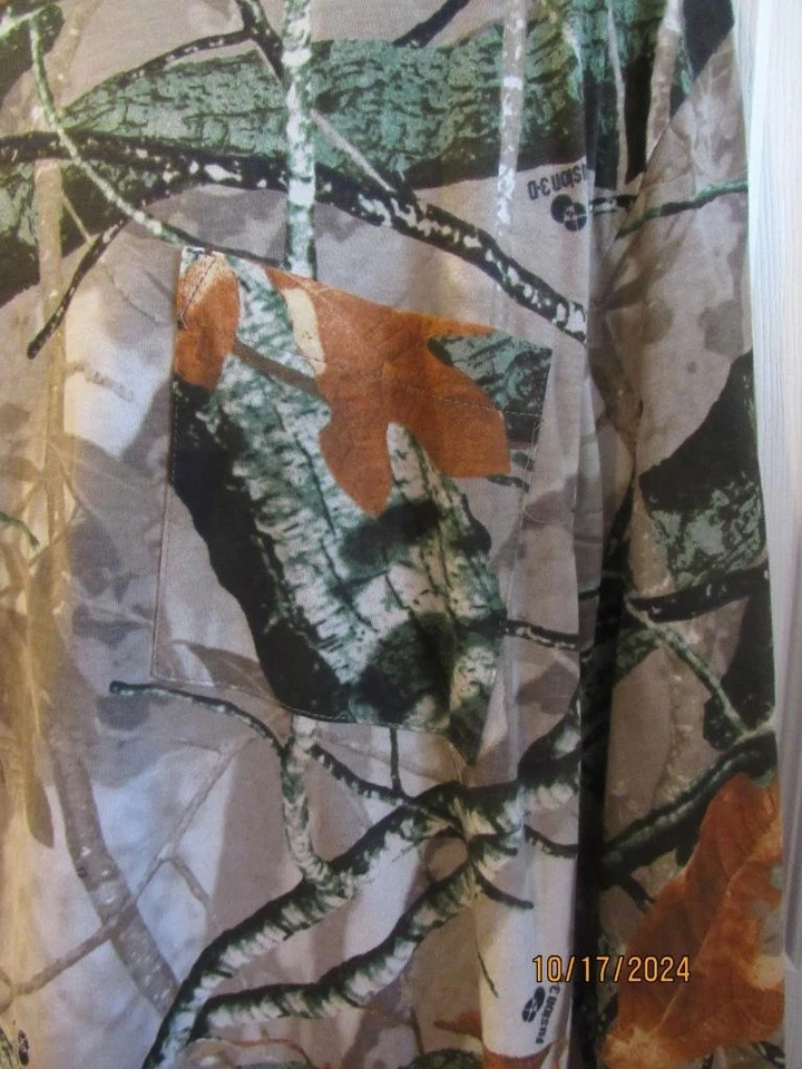 NWT~Vintage~OUTFITTERS RIDGE~Long Sleeve T-Shirt~Fusion 3-D Camo~XL 46/48 - Image 4 of 4